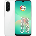 Imagem da oferta Samsung Celular Galaxy A26 5G 256GB 8GB RAM Câmera de 50MP IP67 Tela Super AMOLED 6.7" NFC (Branco)