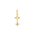 Imagem da oferta Pingente Life Signature Estrela Dupla com Banho de Ouro Amarelo