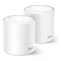 Imagem da oferta Kit 2 Roteadores Mesh Wi-Fi 6 Gigabit Dual-Band AX3000 Branco TP-Link