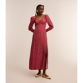 Imagem da oferta Vestido New Midi em Viscose Poá com Amarração nas Costas