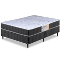 Imagem da oferta Cama Box Casal Conjugado Granada Umaflex Preto/branco Flor