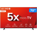 Imagem da oferta Smart TV 70" 4K LG Ultra HD 70UT8050 com Processador a5 Ger7 AI Alexa/Chromecast integrado Otimizador de Jogos webOS