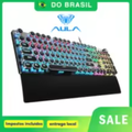 Imagem da oferta AULA Teclado Mecânico Retro Punk com RGB
