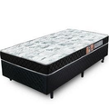 Imagem da oferta Cama Box Colchão Solteiro Espuma D28 Certificado 78x188x62cm - BF Colchões