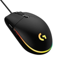 Imagem da oferta Mouse Gamer Logitech G203 LIGHTSYNC RGB Efeito de Ondas de Cores 6 Botões Programáveis e Até 8.000 DPI Preto - 910-00
