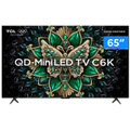 Imagem da oferta Smart TV TCL 65" 4K UHD MiniLED 120Hz Google TV AiPQ Google Assistente 4 HDMI 2 USB - 565C6K