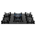 Imagem da oferta FISCHER COOKTOP À GÁS 5 BOCAS TRIPLA CHAMA FIT LINE TREMPE IRON MESA VIDRO PRETO BIVOLT 36340-102674