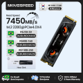 Imagem da oferta Movespeed 7450 mb/s ssd nvme m.2 2280 4tb 2tb 1tb disco rígido de estado sólido interno m2 pcie 4.0x4 2280 ssd unidade