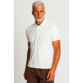 Imagem da oferta Polo Masculina Piquet Gola Lisa Polo Wear Branco