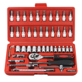Imagem da oferta Kit 46 Chave Catraca Jogo De Soquetes Allen Torx Ferramentas