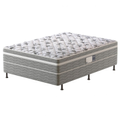 Imagem da oferta Cama Box Conjugada Casal PROdormir Advanced com Espuma D28 54x138x188 cm Branco/Cinza