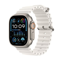 Imagem da oferta Apple Watch Ultra 2 49mm GPS + Cellular Caixa de Titânio Pulseira Oceano Branco Neutro em Carbono - MREJ3BZ/A