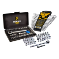 Imagem da oferta Kit Jogo De Ferramentas 40 Peças Com Soquetes E Kit Chave Combinada 6 A 22mm 12 Peças The Black Tools