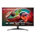 Imagem da oferta Monitor LG 32" UHD 4K HDR10 AMD Free Sync Dynamic Action Sync HDMI e DP Black Stabilizer Preto - 32UR500-B