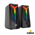 Imagem da oferta Caixa de Som Gamer KBM! GAMING CSG120 RGB AUX Drive de 45mm RMS 10W - KGCSG120