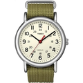 Imagem da oferta Relógio Timex Men's Weekender T2N651 White Nylon Analógico Quartz Fashion Watch