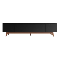 Imagem da oferta Rack Flynt 219 Cm Natural C/ Preto Touch