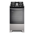 Imagem da oferta Fogão 4 bocas Electrolux Prata Efficient com Mesa de Vidro Tripla Chama e VaporBake (FE4GS) - Bivolt