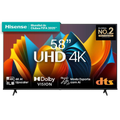 Imagem da oferta Smart TV 58" Hisense Ultra HD 4K DLED A6K com Sleep timer entrada HDMI e Wi-Fi - 58A51HSV