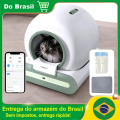 Imagem da oferta Newpet Caixa de areia automática inteligente para gatos Caixa de areia fechada com desodorante e esterilização UV Cai