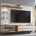 Imagem da oferta Painel para TV até 60'' 1 Porta e 1 Lâmpada LED NT1115  - Notável Móveis