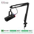 Imagem da oferta Microfone Dinâmico FIFINE AM8 XLR e USB Com Braço Articulado