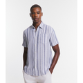 Imagem da oferta Camisa em Viscolinho Texturizado com Listras Verticais