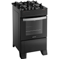 Imagem da oferta Fogão Atlas 4 Bocas preto Atenas Glass com Acendimento automático - Bivolt