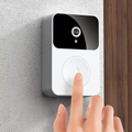 Imagem da oferta Campainha Com Câmera Vídeo Porteiro Sem Fio Wi-Fi HD Inteligente Smart Home Vê Pelo Celular Recarregável