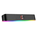 Imagem da oferta Soundbar Gamer Redragon Adiemus 6W RMS RGB USB 150Hz/20KHz Botão Touch Preto - GS560