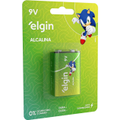 Imagem da oferta Bateria Alcalina Elgin com 1 unidade 9V Pilha