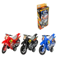 Imagem da oferta Kit Brinquedo Moto Infantil Fricção 3 Peças Etitoys Colorido - Bq-151