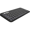 Imagem da oferta Teclado sem fio Logitech Pebble Keys 2 K380s com Conexão Bluetooth Easy-Switch e Pilha Incl