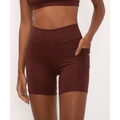 Imagem da oferta bermuda com bolso esportiva ace marrom - feminina