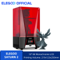 Imagem da oferta ELEGOO-SATURN 2 Impressora 3D Mono MSLA Resina UV Fotocurando 8K LCD 10 " 8K LCD Tamanho De Impressão 219x123x250m