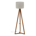 Imagem da oferta Luminária De Chão Classic Moderna Com Pés De Madeira