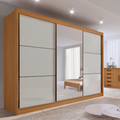 Imagem da oferta Guarda Roupa com Espelho Casal 3 Portas 6 Gavetas 100% Mdf Miami