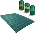 Imagem da oferta Kit 3 Colchonetes Acampamento Camping Casal Pesca Retiro Ginástica 190x130cm