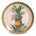 Imagem da oferta Conjunto Com 6 Pratos De Sobremesa Pineapple Natural Diâmetro De 20,5cm Porto Brasil