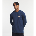 Imagem da oferta Camiseta Regular em Meia Malha com Estampa de Losango no Peito