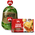 Imagem da oferta Compre 1 Ave Chester Azeite e Ervas Perdigão + 0,01 Leve uma Lasanha Bolonhesa Perdigão 600g