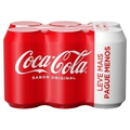 Imagem da oferta Pack Refrigerante Coca-Cola Original Lata 6 Unidades 350ml