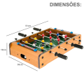 Imagem da oferta Totó Jogo de Futebol de Mesa Mini Pebolim de Madeira Bolas Inclusa Brinquedo Infantil