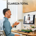 Imagem da oferta Webcam Full HD Logitech Brio 100 com Microfone Integrado Proteção de Privacidade Correção Automática de Luz e Conex