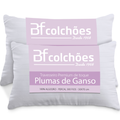 Imagem da oferta kit 2 Travesseiros de Pluma de Ganso Antialérgicos BF Colchões