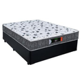 Imagem da oferta Cama Box Casal + Colchão Ortopédico Resistente Pró D28 Prime Colchões 138x188x60 Preto - Cama Box Casal