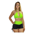 Imagem da oferta Biquíni Shorts Cintura Alta E Top Cropped Com Bojo