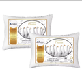 Imagem da oferta Kit 2 Travesseiro Pluma de Ganso Descanso Antiacaro 70x50cm