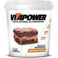 Imagem da oferta Vita Power Pasta De Amendoim Sabores Gourmet (1 005Kg) - Sabor Brownie De Chocolate