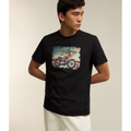 Imagem da oferta Camiseta em Algodão com Estampa manga Motorcycle